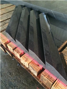 G654 Grey Granite Kerb Stone, Sesame Black Granite Kerb Stone