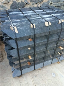 G654 Grey Granite Kerb Stone, Sesame Black Granite Kerb Stone
