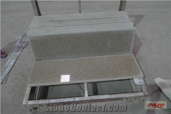 G682 Granite Steps,China Beige Granite Stairs & Steps