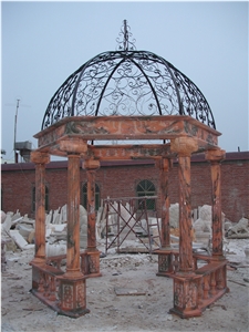 Marble Column Gazebo,China Pink Marble Marble Column Gazebo,China Pink Marble