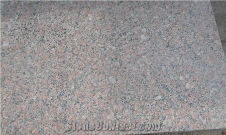 Red Granite Tiles Rosa Raveno (Zhadkivske) Gr 21, Ukraine Red Granite