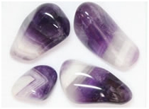 Semiprecious Stone Banded Amethys