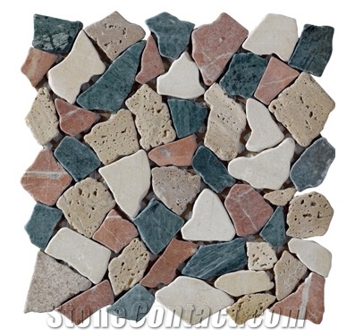 Colorful Broken Piece Mosaic,Irregular Mosaic