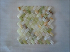 Onyx Mosaic,Green Onyx Mosaic,Half Round Mosaic