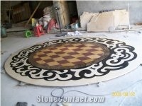 China Marble Waterjet Round Floor Medallion