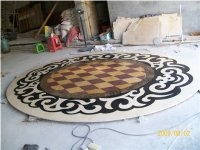 China Marble Waterjet Round Floor Medallion