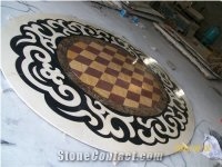 China Marble Waterjet Round Floor Medallion
