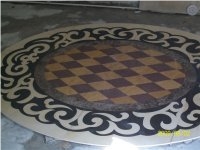 China Marble Waterjet Round Floor Medallion