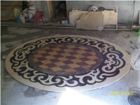 China Marble Waterjet Round Floor Medallion