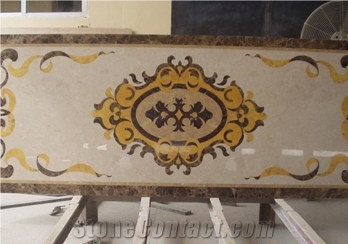 Marble Round Waterjet Medallions,Mosaic Floor Medallions