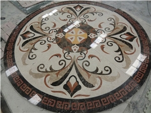 Marble Waterjet Medallions,Round Floor Medallions