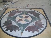 Marble Waterjet Square Medallion