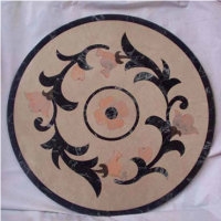 Multicolor Round Medallion, All Natural Stone Medallions