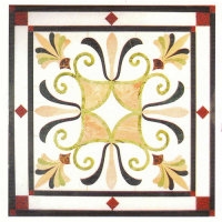 Multicolor Square Medallion, All Natural Stone Medallions