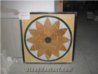 Multicolor Square Medallion, All Natural Stone Medallions