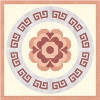 Multicolor Square Medallion, All Natural Stone Medallions