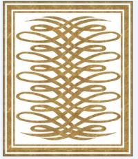 Waterjet Medallion, Yellow Marble Waterjet Medallion Waterjet Medallion, Yellow Marble Waterjet Medallion
