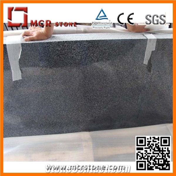 Black Sesame Slabs & Tiles, China Black Granite