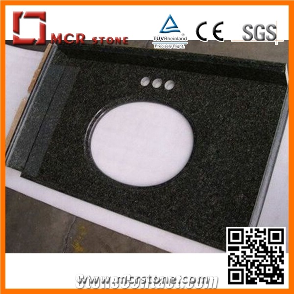 Black Sesame Slabs & Tiles, China Black Granite