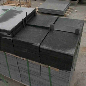 China Black Limestone Slabs & Tiles