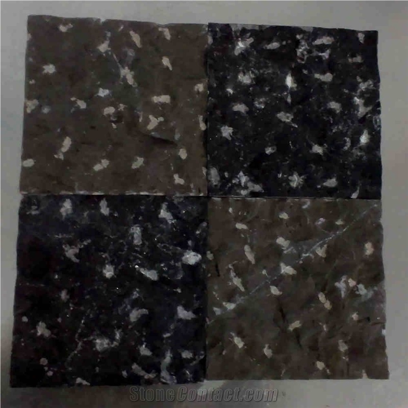 China Black Limestone Slabs & Tiles