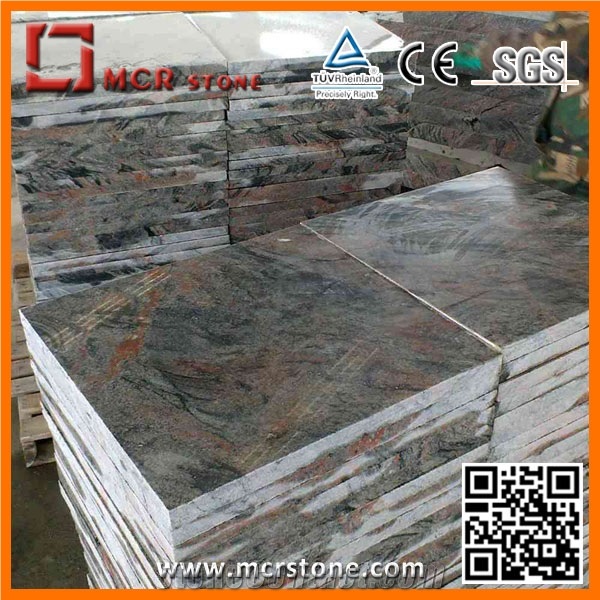 China Multicolor Red Granite Tiles