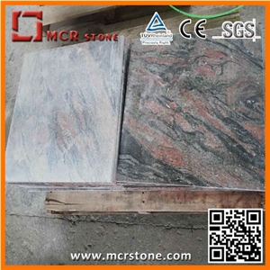 China Multicolor Red Granite Tiles