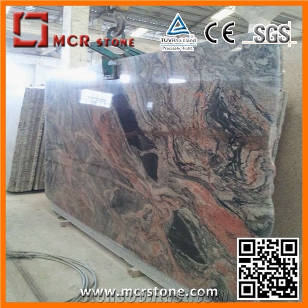 Colorful Countertops, Multicolor Red Granite Kitchen Countertops