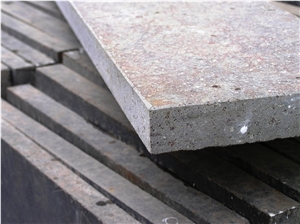 Deccan Porphyry, Deccan Red Granite Cube Stone & Pavers