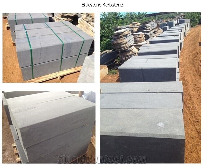 Hainan Bluestone Sawn with Cats Paws Slabs & Tiles
