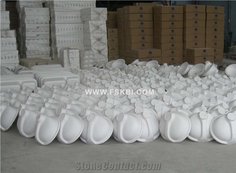 Oval Bowl Solid Surface Acrylic Sinks & Basins
