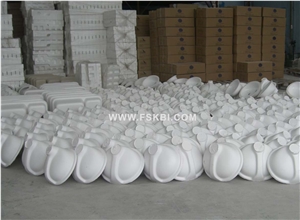 Oval Bowl Solid Surface Acrylic Sinks & Basins
