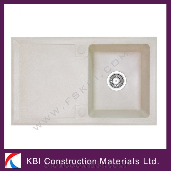 Scratch Resistant Granite Composite Sink for Eastern European Market