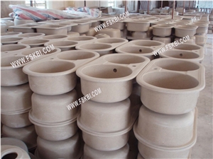 Scratch Resistant Granite Composite Sink for Eastern European Market