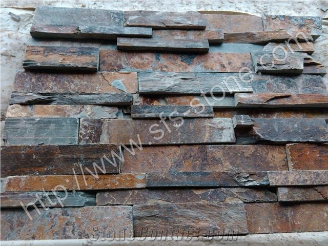 China Multicolor Slate Culture Stone