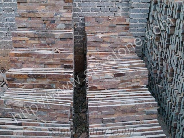 China Multicolor Slate Culture Stone