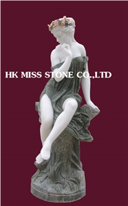 White Marble/Figure Carving Human Sculptures, Western Figure, Marble Figure Statue