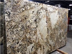 Tiger Yellow Exotic Granite Slab