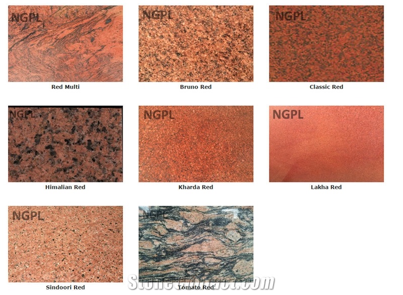 India Red Granites