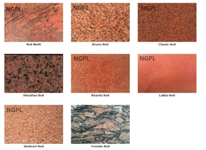 India Red Granites