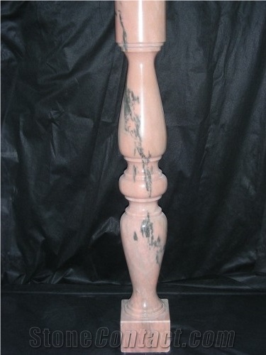 Rosa Borba Marble Balustrades