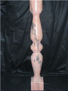 Rosa Borba Marble Balustrades