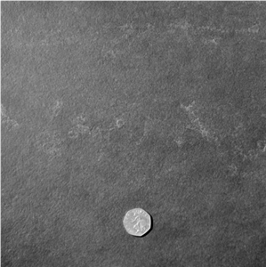 Dark Grey Brazilian Riven Slate Fireplace Hearth