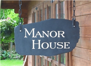 Slate House Sign Slate House Sign