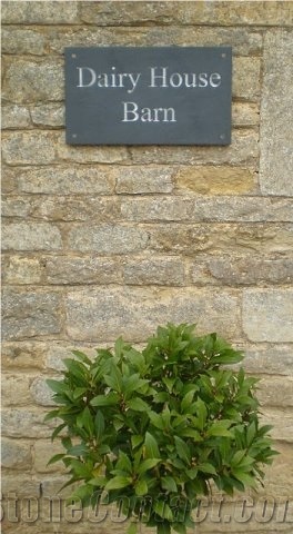 Slate House Sign