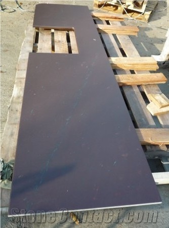 Welsh Heather Grey Slate Worktop