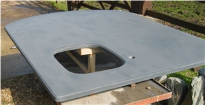 Worktop Made from 30mm Italian Riven Slate
