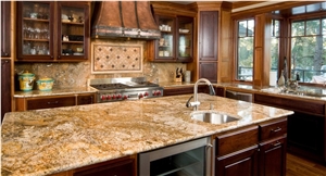 Juparana Persa Granite Kitchen Island Countertop