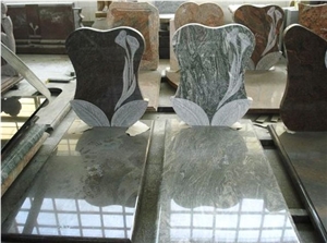Green Granite Gravestone,Full Set Headstone