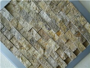 Split Face Travertine Mosaic